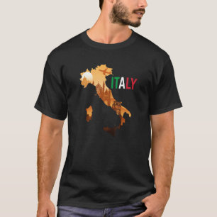 Italien Reiseplan Flaggenstaat Italia Pride Souven T-Shirt