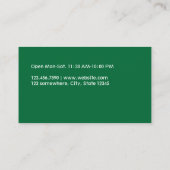 Italien Restaurant Pizza Loyalty Punch Treuekarte (Rückseite)