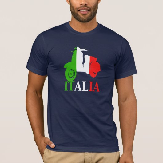 ITALIEN-Roller T-Shirt (Vorderseite)