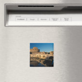 Italien, Rom, Castel Sant'Angelo und Fluss Magnet (In Situ (Geschirrspüler))