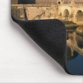 Italien, Rom, Castel Sant'Angelo und Fluss Mousepad (Ecke)