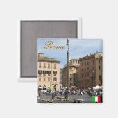 Italien - Rom - cooles Magnetdesign Magnet (Vorderseite/Rückseite)