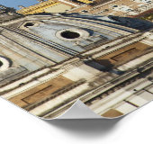 Italien, Rom. Italienische Flagge Poster (Ecke)