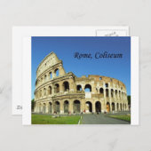 Italien, Rom, Römisches Kolosseum (St.K.) Postkarte (Vorne/Hinten)