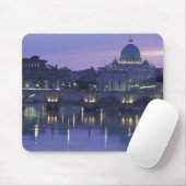 Italien, Rom St. Peter und Ponte Sant Angelo, Mousepad (Mit Mouse)