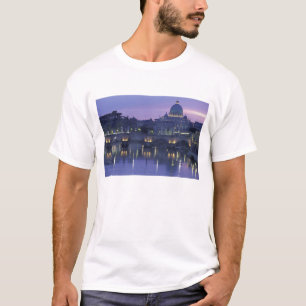 Italien, Rom St. Peter und Ponte Sant Angelo, T-Shirt