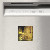 Italien, Rom. Trevi-Brunnen in der Nacht. Magnet (In Situ (Geschirrspüler))