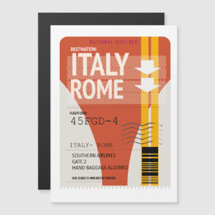 Italien Rom Urlaubsticket Magnetkarte