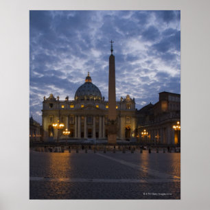 Italien, Rom, Vatikanstadt, St Peter Basilika Poster