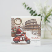 Italien Rom Weihnachtsbilder Feiertagskarte (Stehend Vorderseite)