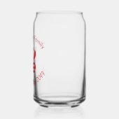 Italien - Rote LIEBE Personalisiert Dosenglas (Links)