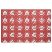 Italien - Rote LIEBE Personalisiert Stoff (Fat Quarter (45,7 x 55,9 cm))