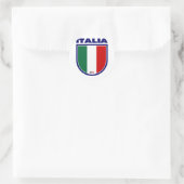 Italien Runder Aufkleber (Tasche)
