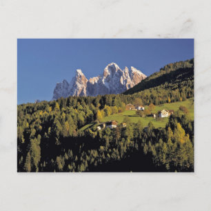 Italien, San Pietro. Die Odle-Fraktion scheint Postkarte