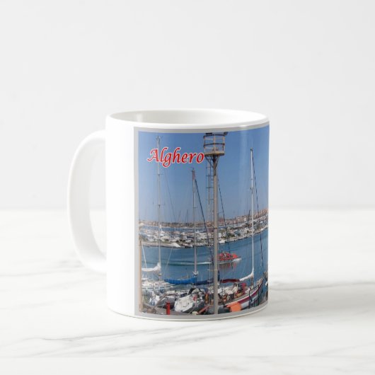Italien - Sardinien - Alghero - Kaffeetasse (Vorderseite Links)