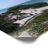 Italien - Sardinien - Alghero - Strand - Poster (Ecke)