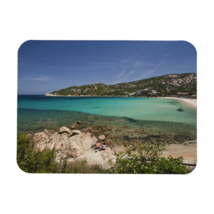 Italien, Sardinien, Baja Sardinia. Resort Strand. Magnet