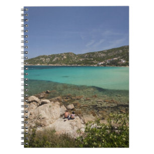 Italien, Sardinien, Baja Sardinien. Resortstrand. Notizblock