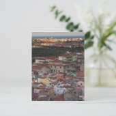 Italien, Sardinien, Bosa. Aussicht auf die Stadt v Postkarte (Stehend Vorderseite)