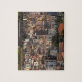 Italien, Sardinien, Bosa. Stadtblick mit Castello Puzzle (Vertikal)