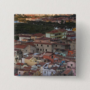 Italien, Sardinien, Bosa. Stadtblick von Castello Button