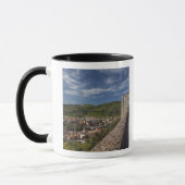 Italien, Sardinien, Bosa. Stadtblick von Castello Tasse (Links)