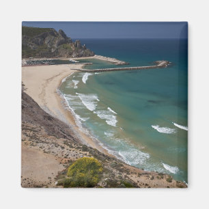 Italien, Sardinien, Buggerru. Buggerru Strand und Magnet