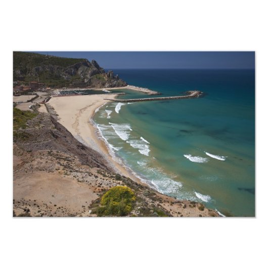 Italien, Sardinien, Buggerru. Strand von Buggerru  Fotodruck (Vorne)