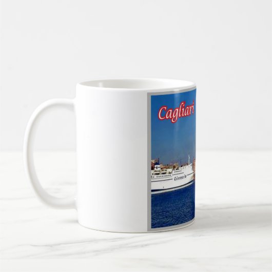 Italien - Sardinien - Cagliari - Hafen - Kaffeetasse (Links)