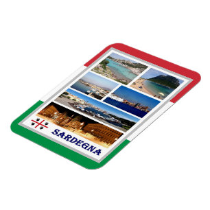 Italien - Sardinien - Mosaik - Magnet