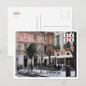 Italien - Sardinien - Olbia - Corso Umberto - Postkarte (Vorne/Hinten)