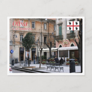 Italien - Sardinien - Olbia - Corso Umberto - Postkarte