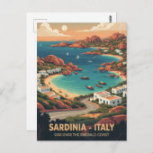 Italien Sardinien Postcard Postkarte (Vorne/Hinten)