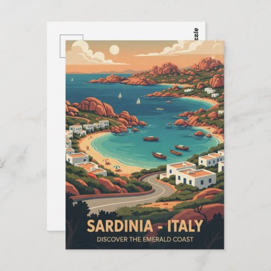 Italien Sardinien Postcard Postkarte (Vorne/Hinten)