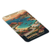 Italien Sardinien Postkarte Magnet (Rechte Seite)