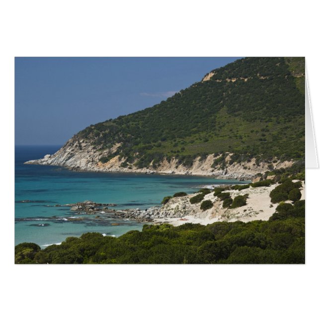 Italien, Sardinien, Solanas. Beach. (Vorderseite (Horizontal))