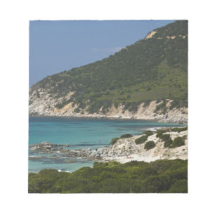 Italien, Sardinien, Solanas. Strand. Notizblock