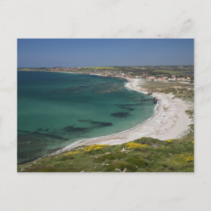 Italien, Sardinien, Tharros. Aussicht von der Postkarte