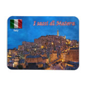 Italien - Sassi Matera - Unesco Heritage - Magnet (Horizontal)