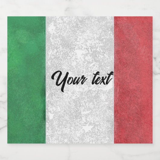 Italien Schaumweinetikett (Einzelnes Label)