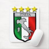 Italien-Schild Italien-Flaggenitalien-Karte Mousepad (Mit Mouse)