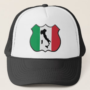 Italien-Schild-Karten-Hut Truckerkappe