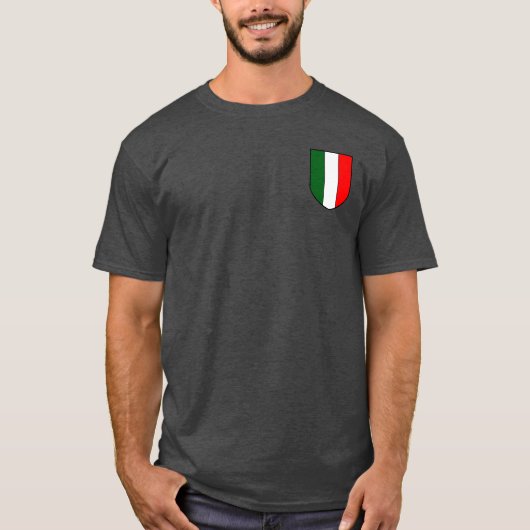 Italien-Schild-Shirt T-Shirt (Vorderseite)