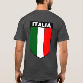 Italien-Schild-Shirt T-Shirt (Rückseite)