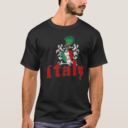Italien-Schild T-Shirt (Vorderseite)