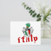 Italien Schildkarte Postkarte (Stehend Vorderseite)