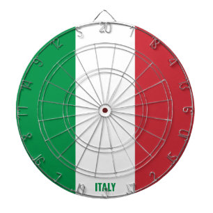 "Italien schlägt!" Patriotisch Dartscheibe