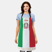 Italien Schürze, Italien, italienische Flag Koch K Schürze (Getragen)