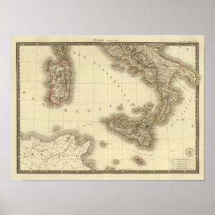 Italien, Schweiz, Illyria, Nord Poster