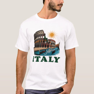 Italien Sehenswürdigkeit Passion T - Shirt Design